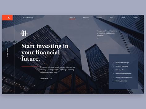 Wealth Management Website Design, Financial Website Design Inspiration, Financial Website Design, Investment Website Design, Finance Website Design, Finance Websites, Financial Design, Investment Website, Financial Website