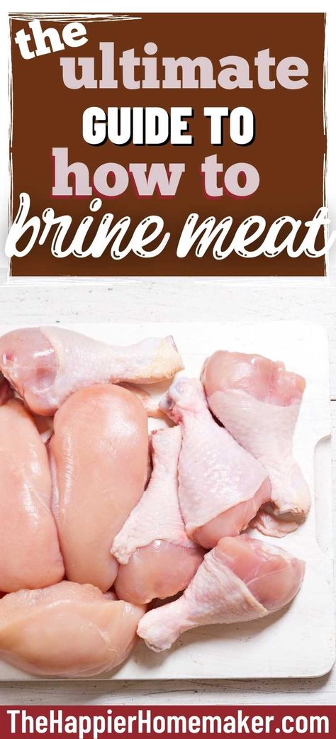 Meat Brine Recipe, Brine For Meat, Wet Brine Chicken, Salt Brine For Chicken, Brine For Beef, Beef Brine, Pork Brine Recipe, Brine For Chicken, Brining Meat