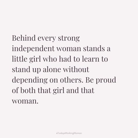 Empowerment comes from within. The journey from a resilient little girl to a strong independent woman is something truly remarkable. Celebrate both versions of yourself with pride and self-assurance - you are incredible in every way! 💪👧🌟 Strong Opinionated Women Quotes, Confident Single Woman Quotes, Strong Independent Woman Meme Funny, Being An Independent Woman Quotes, Quotes For Queens Strong Women, Woman Rights Quotes, Independent Female Quotes, Quotes Confidence Sassy Strong Women, Women In Power Quotes