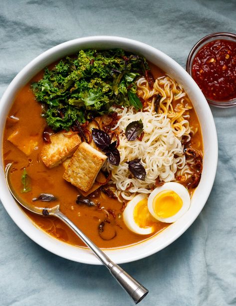 Sweet Potato Ramen, Tofu For Ramen, Tofu Sweet Potato Recipes, Potato Ramen, Sweet Potato Tofu, White Miso Paste, Sweet Potato Dinner, Vegetarian Ramen, Just One Cookbook