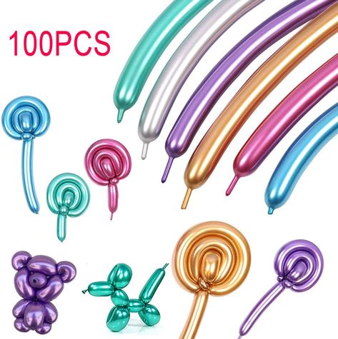 Smarter Shopping, Better Living! Aliexpress.com Twisting Balloons, Different Animals, Halloween Balloons, Metallic Balloons, Balloon Kit, Balloon Sculptures, Long Balloons, Balloon Animals, Balloon Art