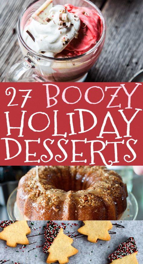 This year I asked Santa to bring me a cake full of bourbon. Holiday Desserts Thanksgiving, Boozy Baking, Boozy Chocolate, Holiday Desserts Christmas, Alcoholic Desserts, Desserts Christmas, Boozy Desserts, Holiday Dessert Recipes, Holiday Dessert