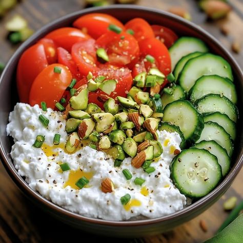 Ultimate Savory Cottage Cheese Bowl | Quick and Healthy - My Home Made Recipe Savoury Cottage Cheese Bowl, Cottage Cheese Bowl Ideas, Cottage Cheese Fruit Bowl, Savory Cottage Cheese Bowl, Cottage Cheese Bowls Lunch, Beef Tips Noodles, Savory Cottage Cheese, Cottage Cheese Bowls, Crockpot Beef Tips