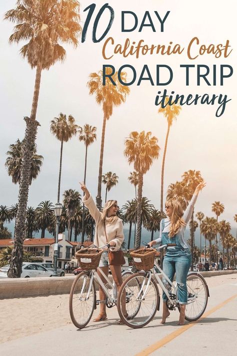 10 Day California Coast Road Trip Itinerary Belem, Esalen Institute, Family Experiences, Road Trip Van, Blonde Abroad, California Coast Road Trip, Cali Trip, State Park Camping, California Road Trip