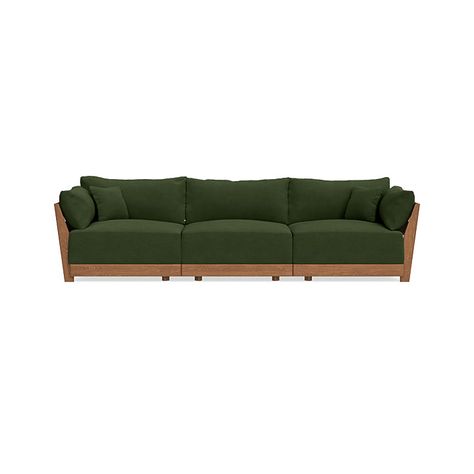 Deep sectional sofa