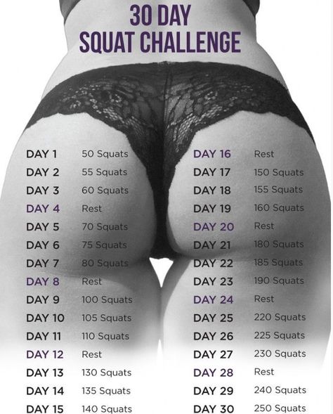 30 Day Squat Challenge! - Eat Fit Fuel Challenge 30 Days, 30 Day Squat, 30 Day Squat Challenge, Summer Body Workouts, Month Workout, Workout Routines For Beginners, Squat Challenge, 30 Day Fitness, Squat Workout