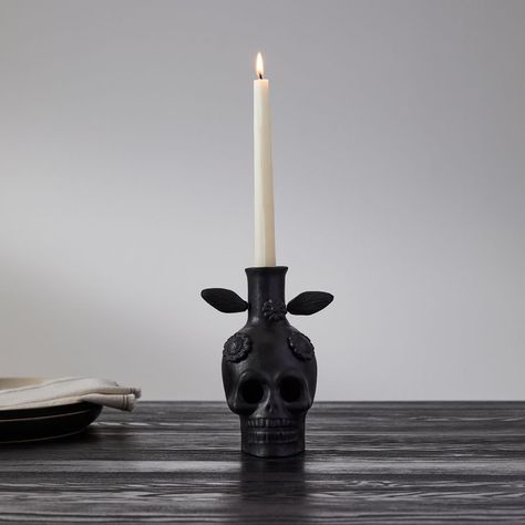 Classy Halloween Decor, Classy Halloween, Shade Garden Plants, Candle Night, Modern Candle Holders, Cocktail Shaker Set, Taper Holders, Chic Halloween, Stoneware Dinnerware Sets