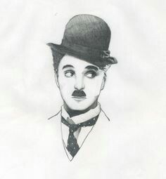 Simple and elegant chaplin drawing Charlie Chaplin Drawing, Beatles Drawing, Pencil Sketch Portrait, Joker Drawings, Pencil Drawing Images, Abstract Pencil Drawings, Charles Chaplin, Girl Drawing Sketches, Disney Art Drawings