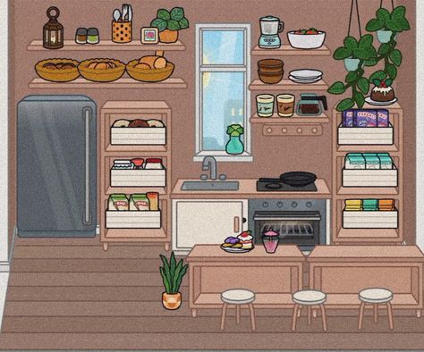 Toca Life World Aesthetic Pfp, Toca World, Babymoon Photos, Free House Design, Free Kitchen Design, Adorable Homes Game, Create Your Own World, Life Kitchen, Aesthetic Kitchen