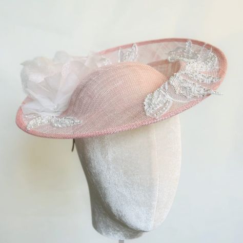 Introducing ‘Spring Blush’, a one off design inspired by camellia blossom. A beautiful pale blush pink base topped with ivory and pale pink hand made organza camellia flowers, each one with a pearl bead centre. Ivory lace with gorgeous white and silver beading circle the brim. Spring Blush is now available on my website- but be quick because as a one off design there is only one of her! Handmade in my studio in Cornwall. #millinery #spring #pinkhat #pinkfascinator #blushhat #blushfascin... Camellia Flowers, Pink Fascinator, Pink Hat, Beautiful Hats, Ivory Lace, Pearl Beads, Cornwall, Pale Pink, Fascinator