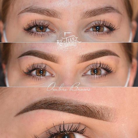 Eyebrow Ombre Shading, Shading Brows Permanent, Brow Shading Tattoo, Pmu Ombre Brows, Ombre Tattoo Eyebrows, Eyebrow Shading Tattoo, Eyebrows Tattoo Microblading, Ombré Tattoo, Ombre Eyebrows Microblading