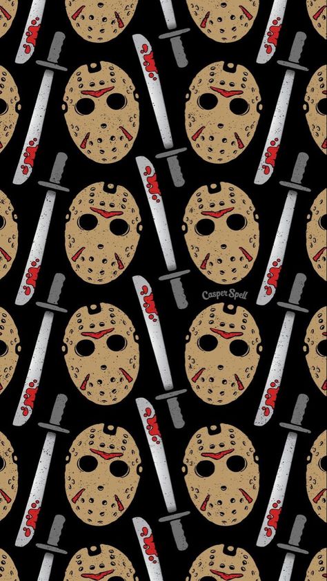 Jason Halloween Wallpaper, I Love Horror Wallpaper, Friday The 13th Background, Jason Background, Halloween Killers Wallpaper, Horror Movie Wallpaper Iphone, Slasher Wallpaper, Killers Wallpaper, Friday The 13th Wallpaper