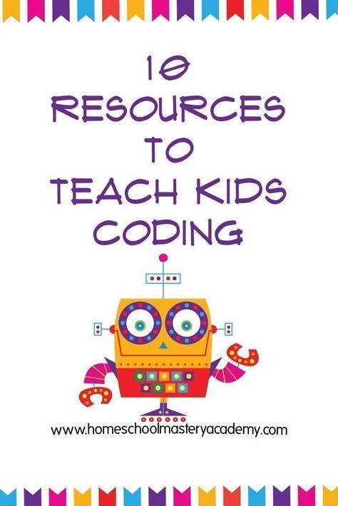 10 Cool Resources to Teach Kids Coding | Homeschool Coding | Coding for Kids | This is a fantastic list!! #coding #homeschool #homeschooling Homeschool Coding, Coding Classes For Kids, Kids Coding, Coding Games, Coding Lessons, Teaching Coding, How To Code, Homeschool Lesson Plans, To Do List Printable