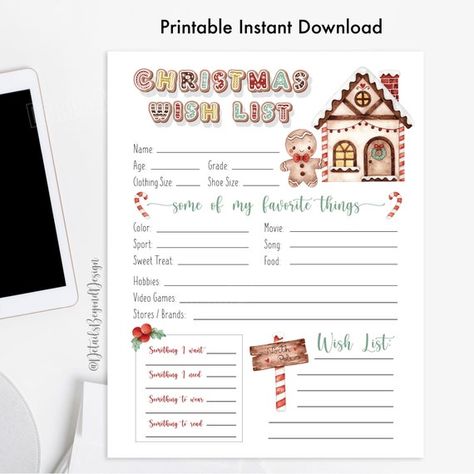 Kids Christmas List Printable, Christmas List Printable, Work Secret Santa, Kids Christmas List, Dear Santa Letter, Christmas Wish List, Christmas Names, Happy Thanksgiving Quotes, Christmas Wish