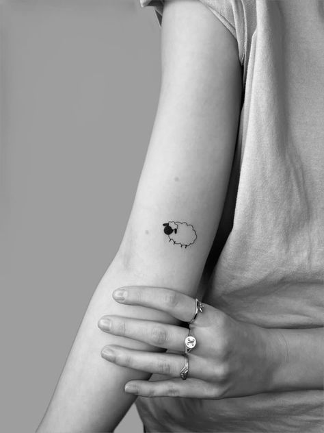 Shawn The Sheep Tattoo, Once Lost Sheep Tattoo, Dainty Sheep Tattoo, Cartoon Sheep Tattoo, Fine Line Sheep Tattoo, Simple Sheep Tattoo, Minimalist Sheep Tattoo, Lamb Outline Tattoo, Sheep Outline Tattoo