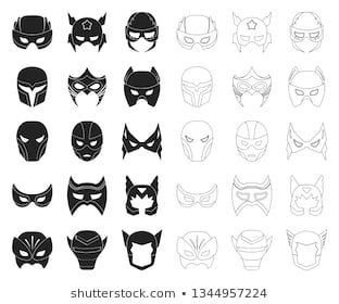 superhero mask Images, Stock Photos & Vectors | Shutterstock Superhero Mask Ideas Drawing, Superhero Mask Drawing Reference, Superhero Masks Design, Superhero Mask Design Ideas, Hero Mask Drawing, Superhero Mask Ideas, Superhero Mask Drawing, Super Hero Mask Design, Hero Mask Design