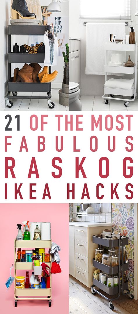 21 Of The Most Fabulous Raskog IKEA Hacks  #IKEA, #IKEAHack, #IKEARaskogHack, #IKEAHackRaskog, #IKEAHackOrganizing, #Organizing, #OrganizingKitchen, #Organization, IKEA, IKEAOrganizing, Hacks Raskog Ikea, Ikea Raskog Cart, Raskog Cart, Ikea Cart, Ikea Raskog, Easy Ikea Hack, Ikea Hack Ideas, Cottage Market, Furniture Movers