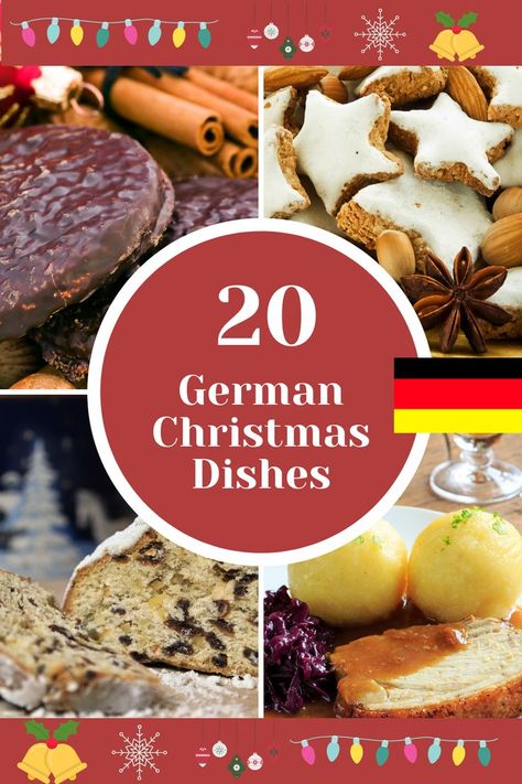 Top German Christmas Dishes German Christmas Food Traditional, German Christmas Desserts, German Christmas Market Food, Christmas Traditions In Germany, Traditional German Christmas, Traditional Christmas Desserts, Easy German Recipes, German Christmas Traditions, German Christmas Food