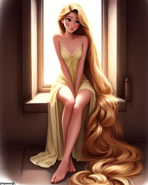 🥰✨ #rapunzel | Instagram Rapunzel Video, Real Rapunzel, Anime Long Hair, Disney Character Art, Disney Princess Rapunzel, Disney Princess Artwork, Disney Princess Makeover, Disney Princess Fan Art, Disney Princess Fashion