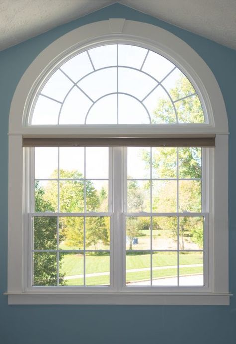 Half Round Window Trim Half Circle Window, Bedroom Window Design, Diy Window Trim, Modern Window Design, House Window Design, Window Molding, Window Casing, Window Grill Design, Farmhouse Windows