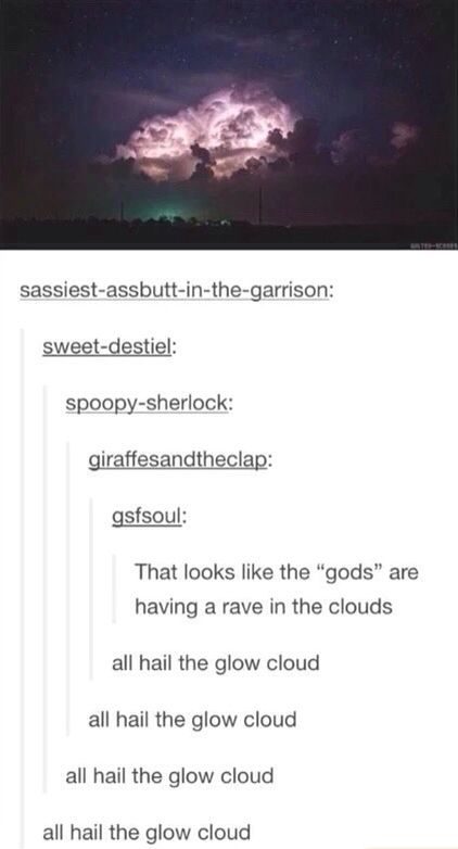 All Hail The Glow Cloud, Glow Cloud, Welcome To Night Vale, Magnus Chase, Night Vale, Night Night, The Glow, Destiel, Tumblr Posts