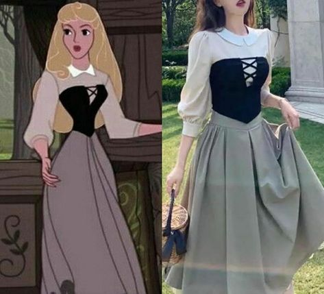 Disney Inspired Dresses Casual, Baymax Inspired Outfit, Enchanted Kingdom Outfit Ideas, Space Style Fashion, Aesthetic Disney Costumes, Modest Cute Halloween Costumes, Princess Halloween Costume Aesthetic, Fashion Disney Outfits, Easy Cosplay Ideas Women Disney