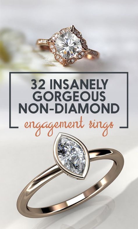 32 Insanely Sparkly Non-Diamond Engagement Rings You Can Actually Afford Non Diamond Engagement Rings, Multi Gemstone Ring, Best Engagement Rings, Antique Engagement, Sapphire Pendant, Antique Engagement Rings, Emerald Earrings, Bling Rings, Sapphire Earrings