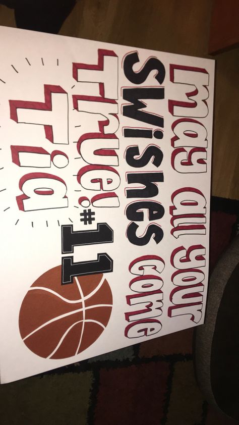 Sports Fan Poster Ideas, Basketball Campaign Posters, Fca Posters Ideas, Basketball Poster Senior Night, Sports Posters High School Basketball, Basketball Posters Senior Night, 1 000 Point Basketball Signs, Freshman Volleyball Posters, Basketball Signs For Games Posters