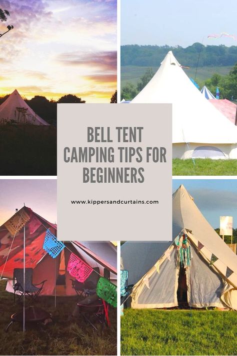 camping bell tent tips advice Tent Camping Tips, One Man Tent, Bell Tent Glamping, Tent Hacks, Bell Tent Camping, Canvas Bell Tent, Bell Tents, Diy Tent, Tent Set Up