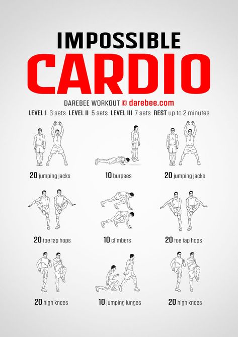 Impossible Cardio Workout Mens Cardio Workout, Stamina Workout, Hardcore Workout, Gym Workout Planner, Cardio Workout At Home, Gym Workout Chart, Abs And Cardio Workout, Quick Workout Routine, Calisthenics Workout