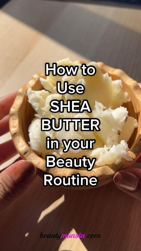 DIY Shea Butter Uses for Beauty Diy Shea Butter, Raw African Shea Butter, Benefits Of Shea Butter, Natural Beauty Hacks, Shea Butter Benefits, African Shea Butter, Shea Butter Hair, Body Butters Recipe, How To Grow Natural Hair