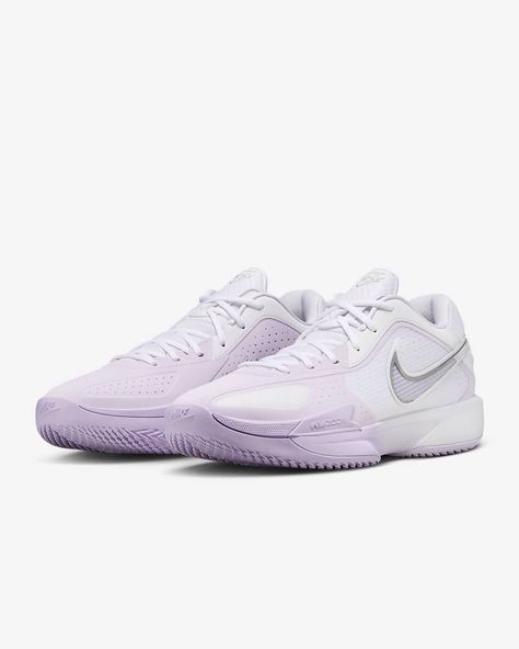 Nike G.T. Cut Cross Basketball Shoes. Nike CA Woman Basketball Shoes, Purple Volleyball Shoes, Women Basketball Shoes, Nike Basketball Shoes Womens, Girl Basketball Shoes, Cute Volleyball Shoes, Cute Basketball Shoes, Purple Court Shoes, Nike Shoes For Girls