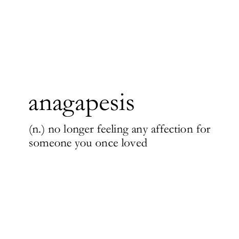 Word of the Day:  Anagapesis  A strangely medical word for an experience of many relationships. --------------------------------------------- We'd love to see how you might use any of our words of the day. Send us your thoughts; the most poetic, funniest or otherwise best will be featured on our feeds and (later this year) our magazine. . . . #WordoftheDay #affection #unloved #writers #feelings #competition #readers #writerscommunity #creativewriting Words Meaning Love, Strange Words With Beautiful Meaning, Words About Love, Words For Love, Words Of The Day, Phobia Words, Unique Words Definitions, Words That Describe Feelings, Uncommon Words