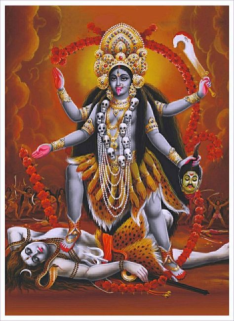 Jay Maa Kali, Maa Kali Photo, Kali Picture, Kali Tattoo, Maa Kali Images, Goddess Kali Images, Kali Hindu, Indian Goddess Kali, Durga Kali