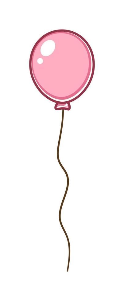 Pink cartoon balloon illustration clipart Illustration Balloon, Zine Cover, Rosas Vector, Balloon Vector, Drink Topper, Pink Drawing, Pink Cartoon, Balloon Cartoon, Balloon Illustration