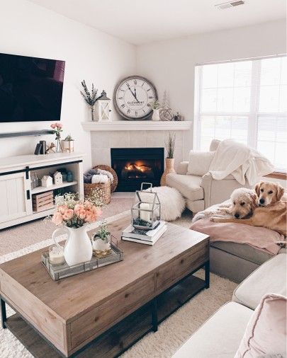 Small Living Room Layout With Corner Fireplace, Rustic Cozy Living Rooms, Farmhouse Chimney, Living Remodel, Corner Fireplace Decor, Corner Fireplace Living Room, Corner Fireplaces, Living Room Corner, Perfect Living Room