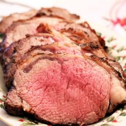 Garlic and Herb Crusted New York Strip Roast Holiday Roast Beef, Strip Roast, Best Prime Rib Recipe, New York Strip Roast, Prime Rib Roast Recipe, Cooking Prime Rib, Rib Roast Recipe, Holiday Roasts, New York Strip