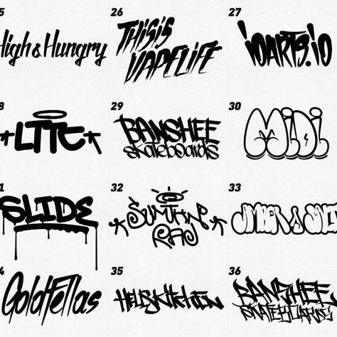 Custom hand-drawn graffiti lettering for logos, signatures, tags, and. #y2kfonts #easydesign #retrofonts #vintagestyle #graphicdesign Graffiti Signature Ideas, Graffiti Lettering Tag, Tag Names Ideas Graffiti, Graffiti Name Tag, Grafitti Signature, Graffiti Tag Names, Graffiti Names Ideas, Graffiti Words Names, Tag Names Ideas