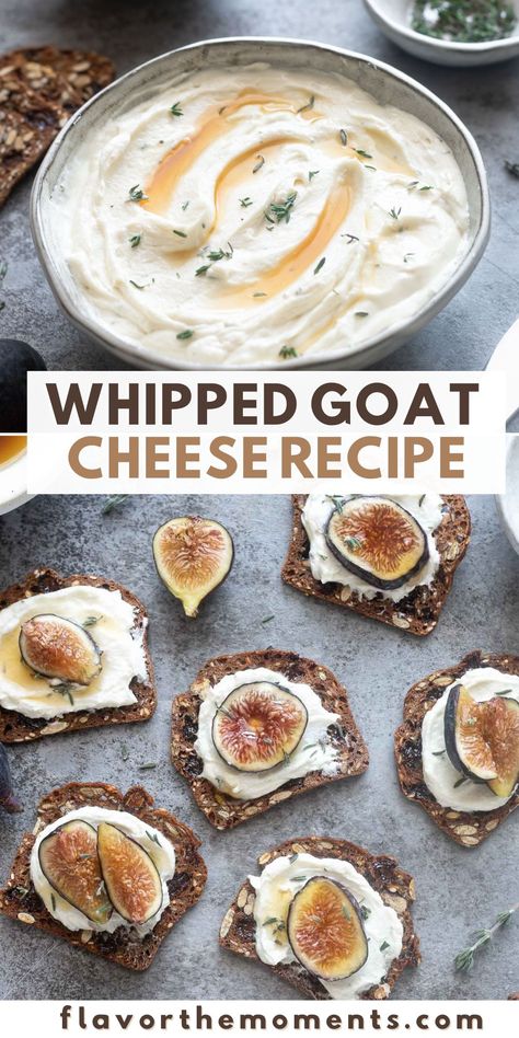 Pears And Goat Cheese, Goat Cheese Puree, Goat Cheese Butter, Goat Cheese Brulee, Cucumber Goat Cheese Appetizer, Hot Honey And Goat Cheese, Sweet Goat Cheese Dip, Goat Cheese Bread Appetizer, Sweet Potato Recipes Goat Cheese