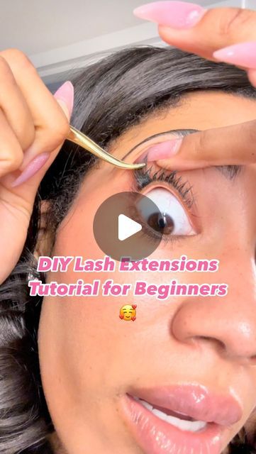 Lash Extension Step By Step, How To Put Eyelashes Extensions, Realistic False Eyelashes, How To Put Eyelash Extensions On, Fake Lashes On End Of Eye, Best Individual Lash Glue, Under Eye Lash Extensions, Step By Step Lash Extensions, Diy Lash Mapping