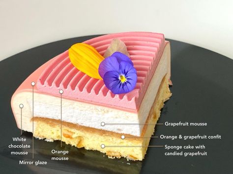 LIMA Delights on Instagram: “Orange and Grapefruit Mousse Cake A light and refreshing citrus mousse cake for a hot summer day 😍🍊💦 🌞 Layers from the bottom: sponge…” Candied Grapefruit, Crumble Recipes, Orange Mousse, Spanish Desserts, Bakery Design Interior, Raspberry Mousse, Chocolate Sponge Cake, White Chocolate Mousse, Chocolate Making