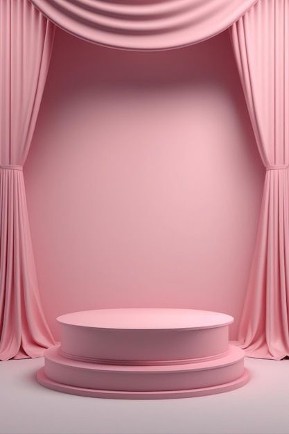 Pink Photography Background, Standing Background For Editing, Pink Stage Background, Pink Background For Editing, Podium Photography, Backgrounds For Editing, Product Display Stand, Studio Background Ideas, Stand Background