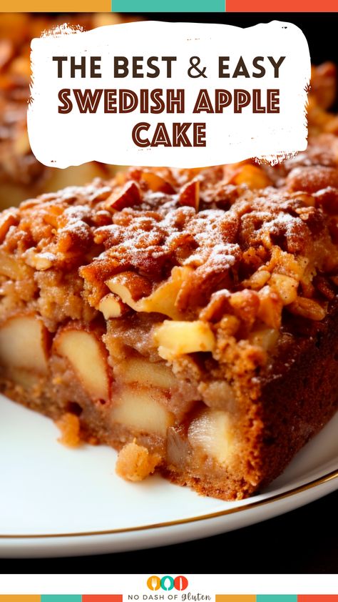 Caramel Apple Recipes Desserts, Apple Cake Fresh Apples, Pennsylvania Dutch Recipes Desserts, Cake With Apple Pie Filling, One Egg Dessert Recipes, Apple Sweets Recipes, Apple Cake 9x13 Pan, Ikea Apple Cake Recipe, Ambrosia Apple Recipes