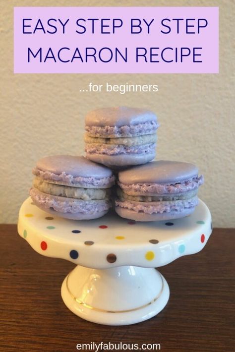 Easy Macaron Recipe For Beginners, Easy Macarons, Macaron Recipe For Beginners, Saturday Meals, Easy Macaron Recipe, Easy Macaroons Recipe, How To Make Macaroons, Macarons Recipe Easy, French Macaroon Recipes