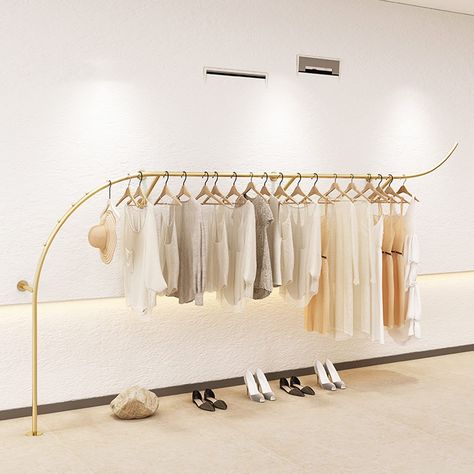 Modern Boutique Interior, Small Boutique Ideas, Small Boutique Interior, Rack Closet, Storage Clothes, Clothing Store Interior, Clothing Store Design, Boutique Clothing Store, Store Design Boutique