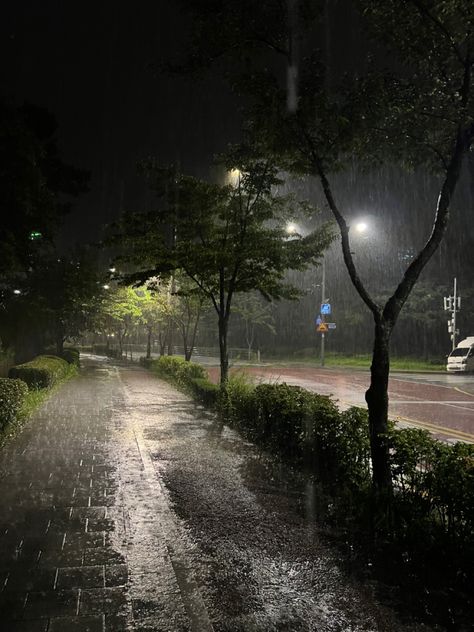 Rainy Ipad Wallpaper, Rainy Background Aesthetic, Rain Background For Editing, City Aesthetic Rain, Night Rain Aesthetic, Rain And Storm, Old Dhaka, Rain In The City, Rain Road