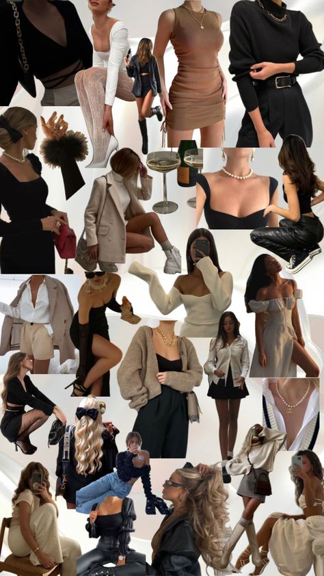 #moodboard #outfit #outfitinspo #outfits #outfitidea #outfitinspiration #outfitideas #outfitplanning #fall #fallaesthetic #fallmoodboard #falloutfits #fallfashion #itgirl #itgirlsmoodboard #thatgirl Outfits Collage Aesthetic, The Lover Archetype, Lover Archetype, 2024 Manifestations, Formal Aesthetic, Neutral Color Outfits, Board Collage, Vision 2024, Collage Outfits