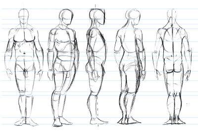 SonjebasaLand: How to Draw A Turn-around Character Blueprint, Character Reference Sheet, Character Turnaround, Human Anatomy Drawing, Body Sketches, Character Model Sheet, Anatomy For Artists, Body Reference Drawing, Model Sheet