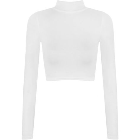 Harmony Turtle Neck Crop Top ($12) ❤ liked on Polyvore featuring tops, crop tops, shirts, crop, white, white shirt, turtleneck shirt, long-sleeve crop tops, white long sleeve shirt and white turtleneck shirt White Turtleneck Shirt, Long Sleeve Under Shirt, White Long Sleeve Turtleneck, Cropped White Shirt, Turtleneck Crop Top, Crop Tops Shirts, Turtle Neck Shirt, Crop Long Sleeve, Turtle Neck Crop Top