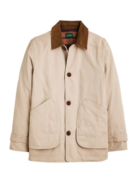 Barn Jackets Are Fall’s Biggest Outerwear Trend—Shop the 17 Best | Glamour Barn Coat, Christmas Style, Work Jacket, J Crew Men, Chore Jacket, Mens Chinos, Work Jackets, Fall Jackets, Suit Shop